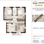 Apartamente de vanzare Titan Burnitei Villa Apartments -3 camere tip A