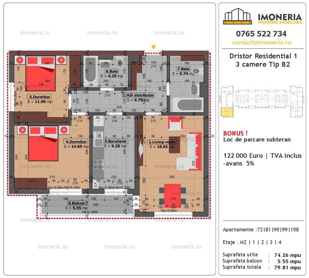 Dristor Residential 1 - Complex Rezidential Dristor - Preturi