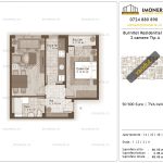 Apartamente de vanzare Burnitei Residential 3-2 camere tip A