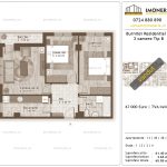 Apartamente de vanzare Burnitei Residential 3-3 camere tip B