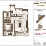 Apartamente de vanzare Berceni - Brancoveanu Villa Apartments -2 camere tip A