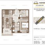Apartamente de vanzare Burnitei Residential 3-2 camere tip D
