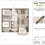 Apartamente de vanzare Burnitei Residential 3-2 camere tip E