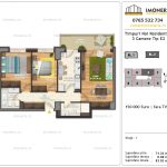 Apartamente de vanzare Timpuri Noi Residential -3 Camere tip E2 -1