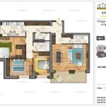 Apartamente de vanzare Timpuri Noi Residential -4 Camere tip AB1 1