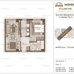 Apartamente de vanzare Burnitei Residential 3-2 camere tip K