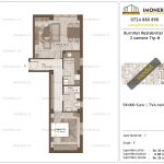 Apartamente de vanzare Burnitei Residential 3-2 camere tip M