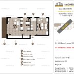 Apartamente de vanzare Delta View Homes-2 camere tip D'