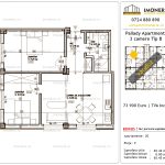 Apartamente de vanzare Titan - Pallady Apartments -3 camere tip B-v