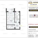 Apartamente de vanzare Top Class Residence 5 -Corp2 - garsoniera tip 7