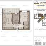 Apartamente de vanzare Brancoveanu Residence 12 -2 camere tip A-v